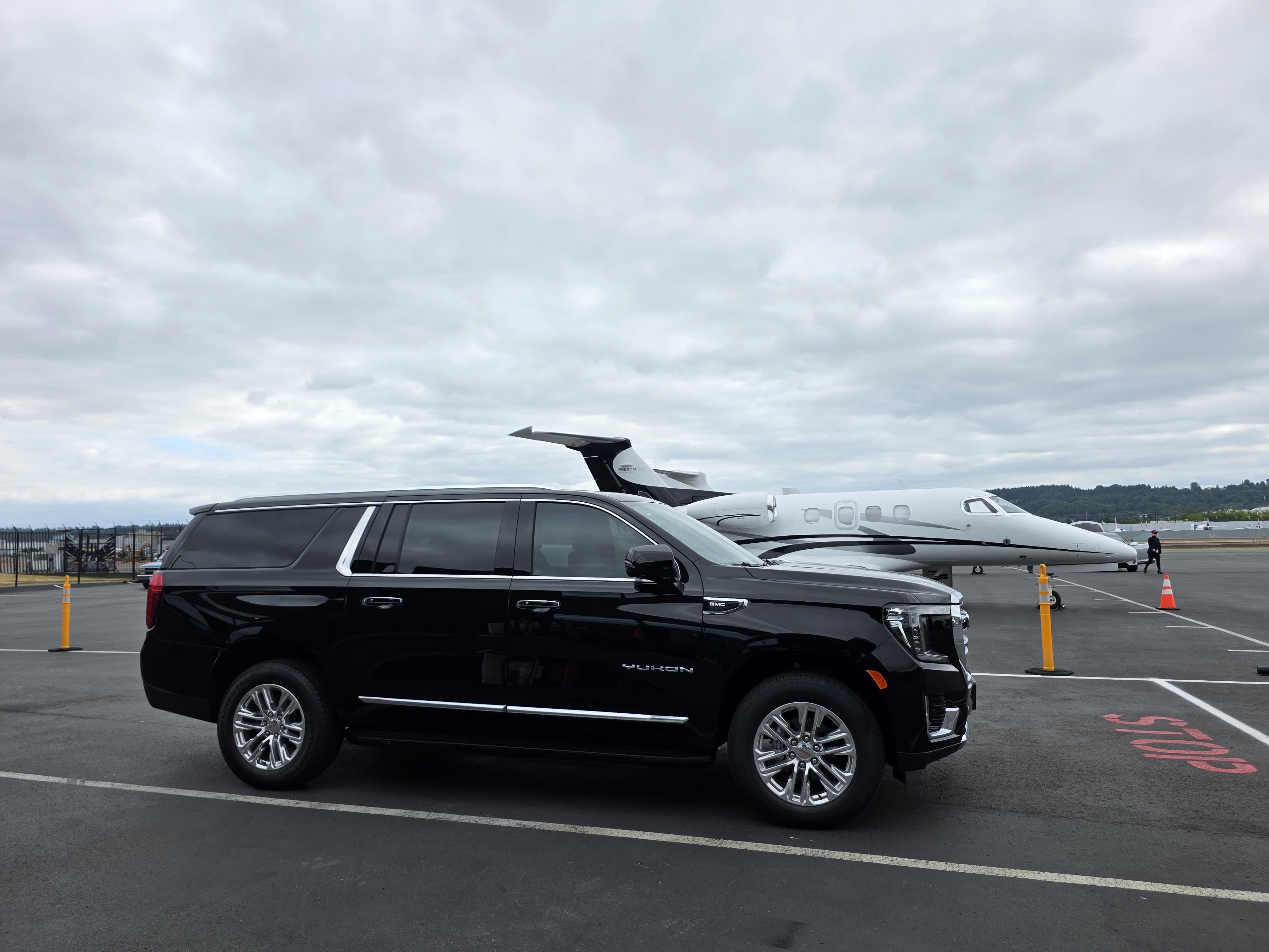 Chevrolet Suburban rear three-quarter view